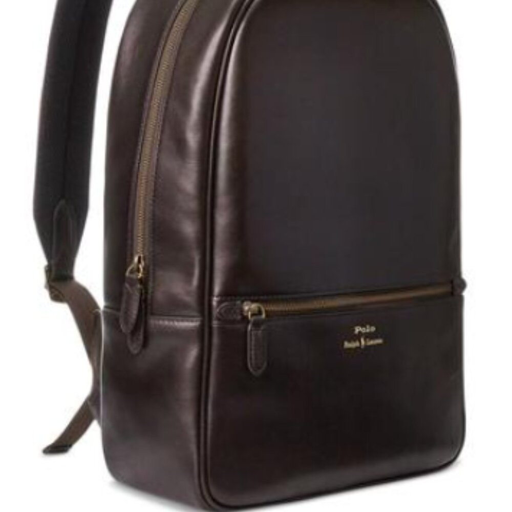 Polo Ralph Lauren - Men's Leather Backpack, Dark Brown
